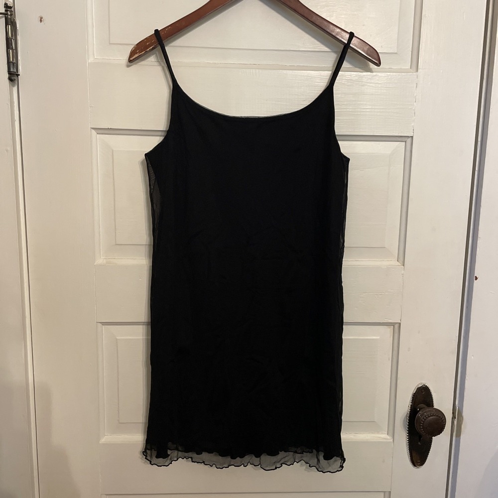 Jalate Dress Small‎ Simple Double Layer Sheer